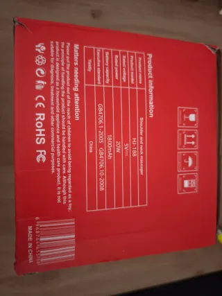 Masajeador cervical y lumbar USB