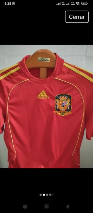 Camiseta España Adidas Talla S del 2006