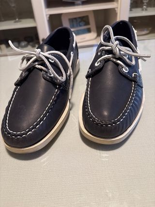 Zapatos náuticos azul marino