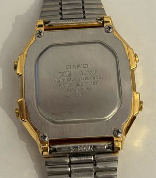 Casio A178W Reloj Dorado