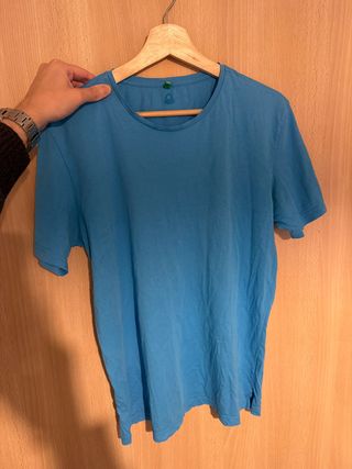 Camiseta Benetton Azul Talla M