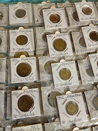 400 Monedas Argentinas Varias