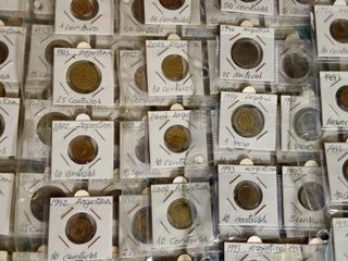 400 Monedas Argentinas Varias