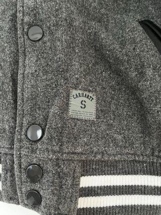 Chaqueta Carhartt Bomber mangas de Cuero Talla S