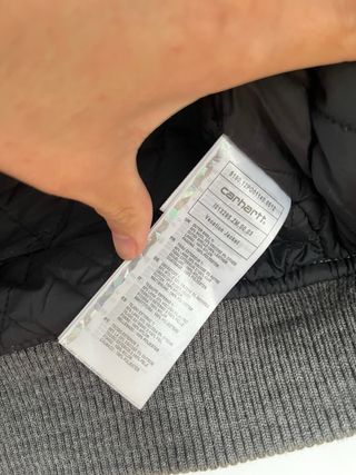 Chaqueta Carhartt Bomber mangas de Cuero Talla S