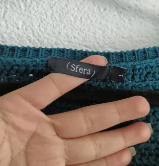 Chaqueta verde con lentejuelas