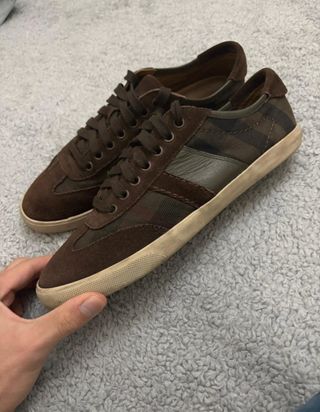 Burberry House Check Low-Top-Sneaker uomo