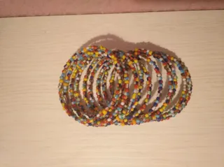 Pulsera de cuentas multicolor