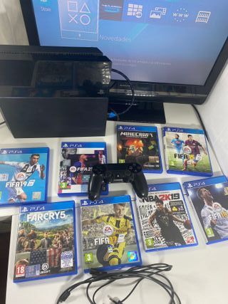 Oferta! PlayStation 4 | 8 juegos | mando