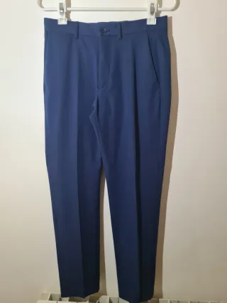 Traje Zara Slim Fit Azul Marino Talla M