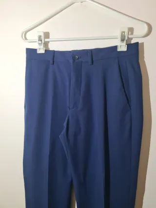 Traje Zara Slim Fit Azul Marino Talla M