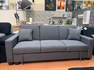 Sofá Cama Keyla Gris Tela