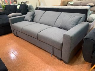 Sofá Cama Keyla Gris Tela