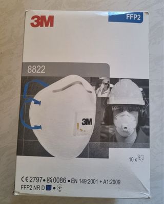 Mascarillas FFP2 3M 8822 (10 unidades)