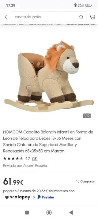 Balancín León Peluche