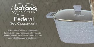 Set Casseruole Fondo Induzione