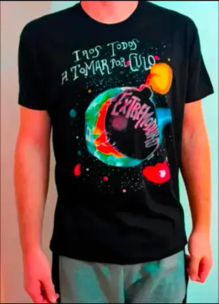 CAMISETA NEGRA - EXTREMODURO/ IROS TODOS - XXL