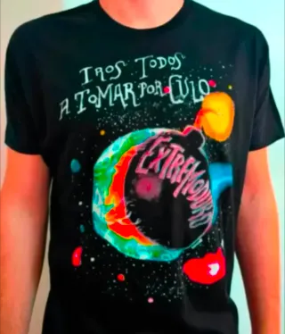 CAMISETA NEGRA - EXTREMODURO/ IROS TODOS - XXL