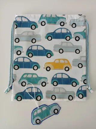 MOCHILA SACO "Coches"