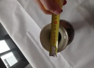 Jarrón chino decorado dorado