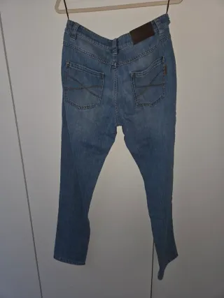 Jeans Brunello Cucinelli dritti blu
