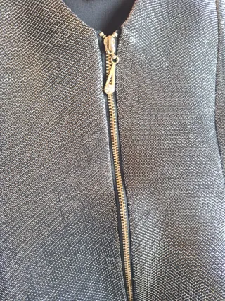 Vestido fiesta plateado brillante