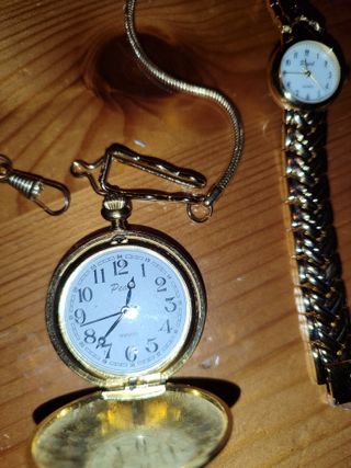 Set 2 orologi da taschino e da polso nuovi