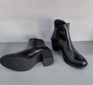 Botines de piel negros talla 39 Nuevos