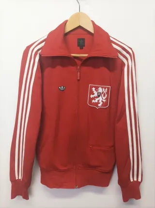 Chaqueta Adidas Vintage Checoslovaquia Fútbol Roja