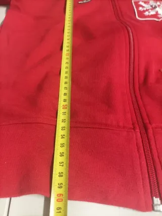 Chaqueta Adidas Vintage Checoslovaquia Fútbol Roja