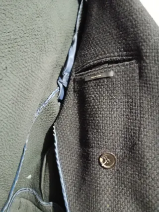 Abrigo Lana Scotch & Soda Talla L Negro