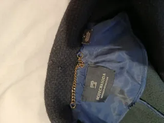 Abrigo Lana Scotch & Soda Talla L Negro