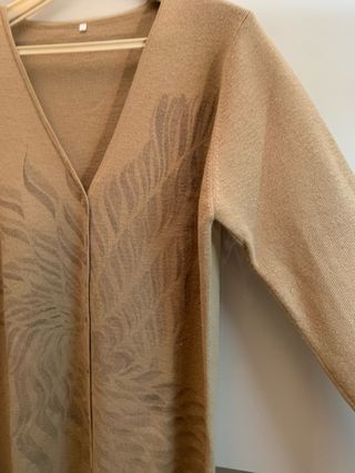 Maglia Pura Lana Beige Tg L