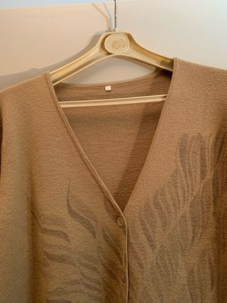 Maglia Pura Lana Beige Tg L