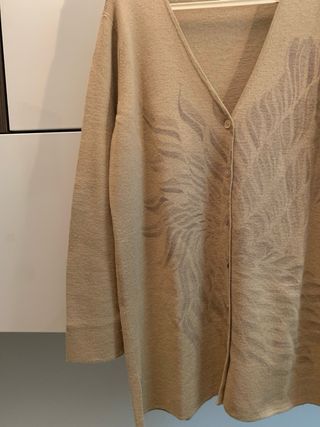 Maglia Pura Lana Beige Tg L