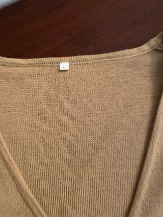 Maglia Pura Lana Beige Tg L