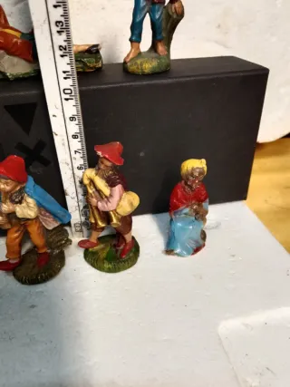 Pastori presepe gesso vintage anni 60