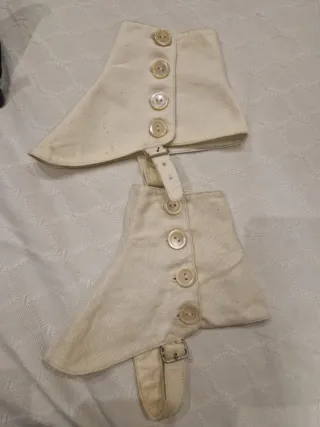 Antiguas polainas principios siglo XX