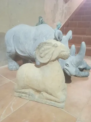 Escultura Rinoceronte