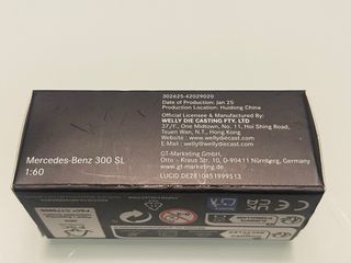 Modellino Mercedes 300 SL Ali di Gabbiano 1:60