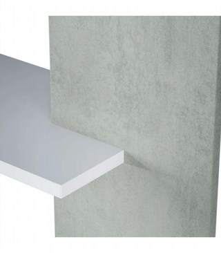 Estantería 5 Baldas. Blanco Artik/Cemento