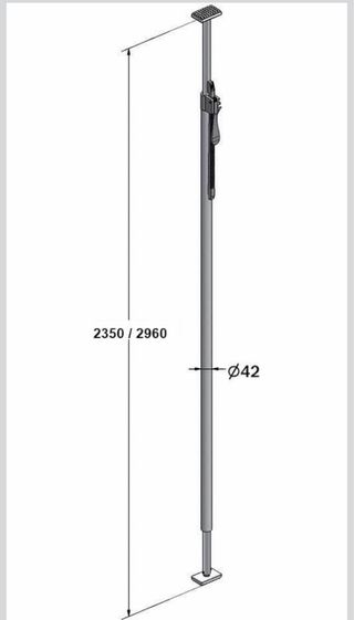 3 Barras sujeción mercancía frigo
