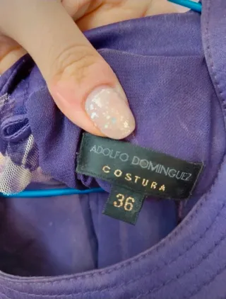 Vestido Adolfo Dominguez Costura vintage