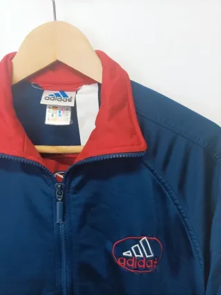 Chaqueta Deportiva Vintage Adidas Azul Marino