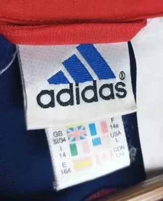Chaqueta Deportiva Vintage Adidas Azul Marino