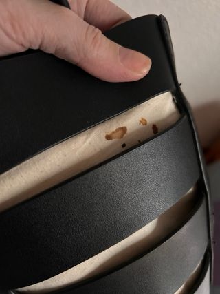 Bolso Cubo Esqueleto Negro y Beige