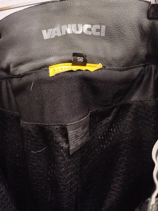 Pantalones  cuero moto Vanucci