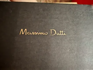 Sandalias Massimo Dutti Azul Terciopelo