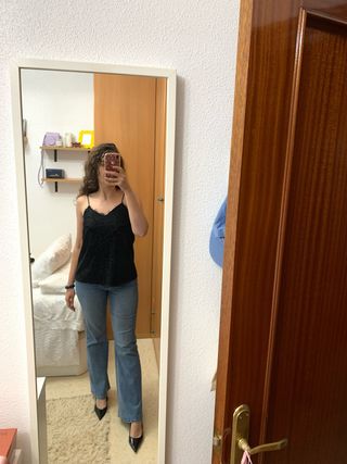 Top negro de fiesta de Sfera