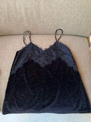 Top negro de fiesta de Sfera
